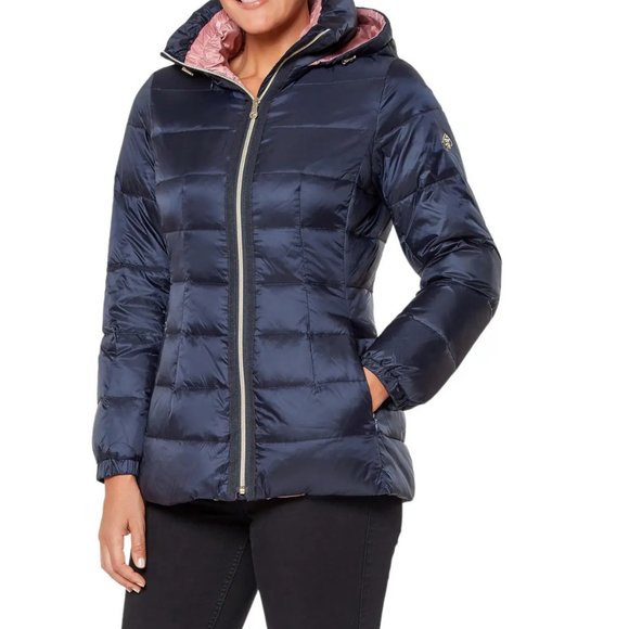 NWT Kate Spade Untrimmed Fitted Down Coat - Picture 1 of 16